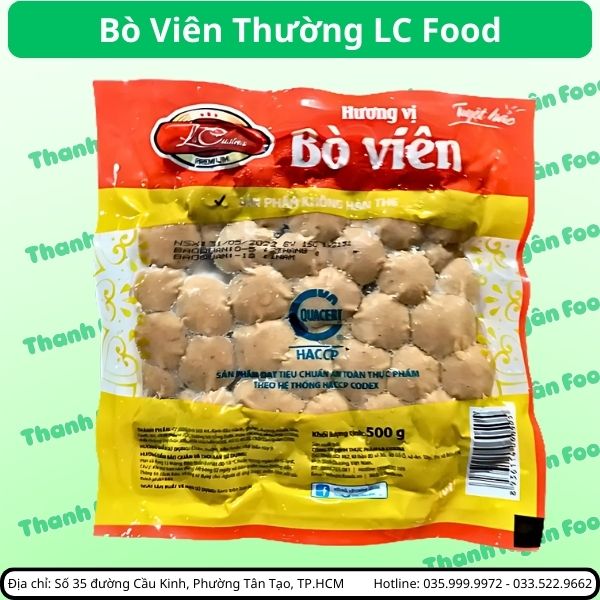 Bò viên LC thường 80 viên