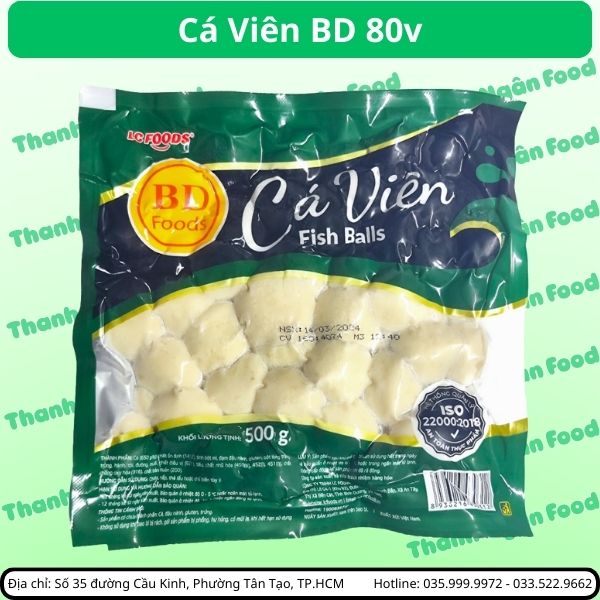 Cá viên BD 80 viên